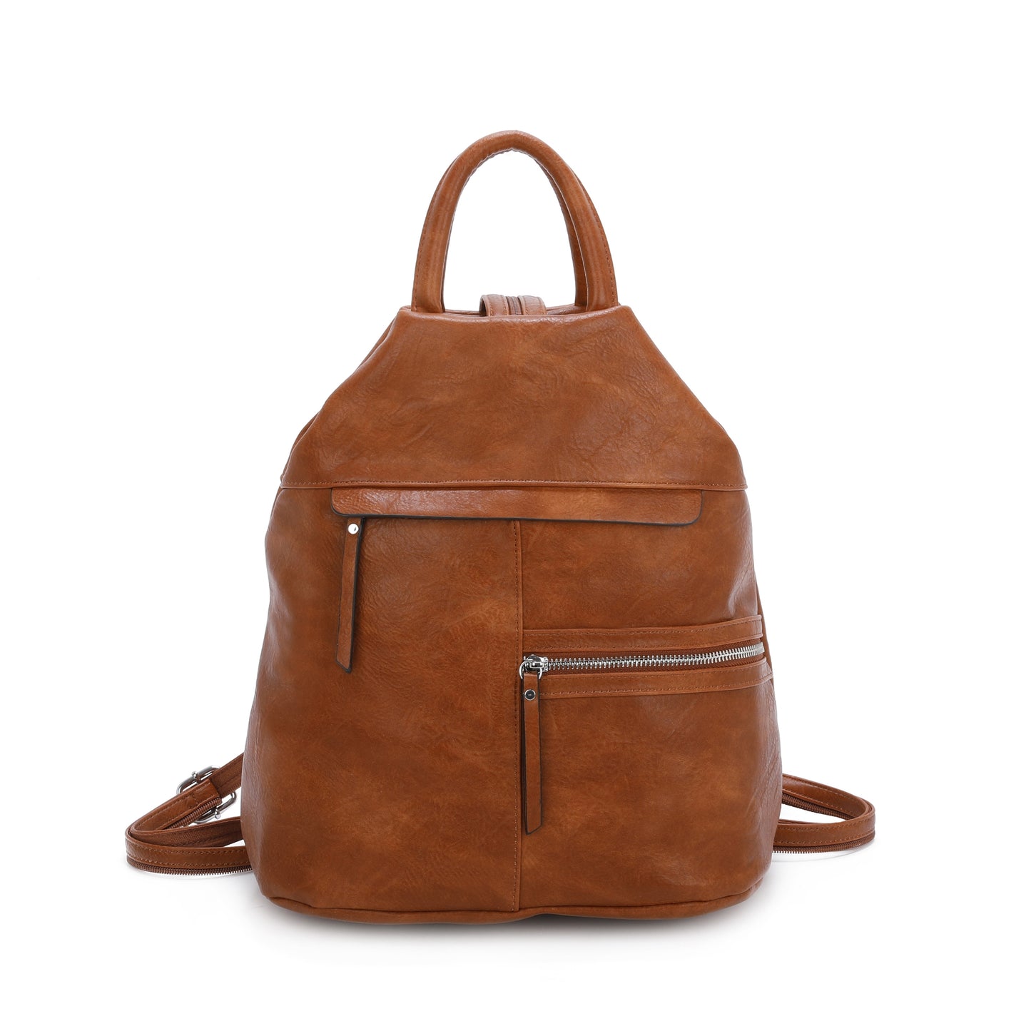 Synthetic leather backpack